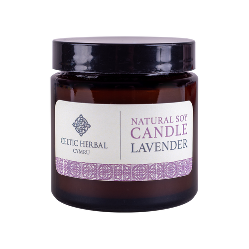 Celtic Herbal - Lavender Natural Soy Candle 100g