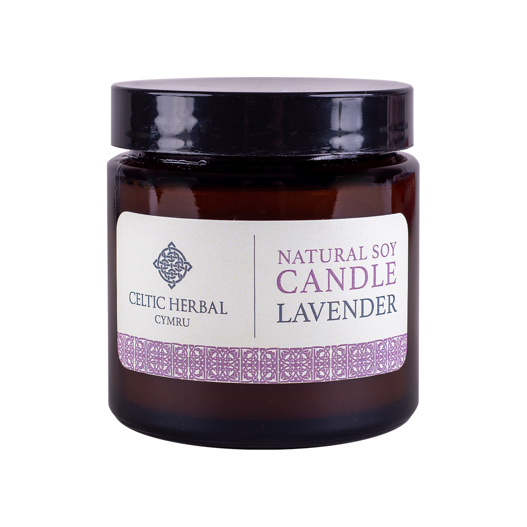 Celtic Herbal - Lavender Natural Soy Candle 100g