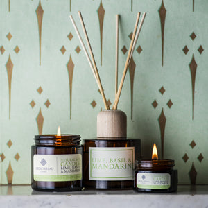 Celtic Herbal - Mandarin, Lime & Basil Natural Home Fragrance