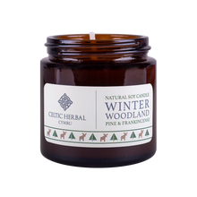 Load image into Gallery viewer, Celtic Herbal - Winter Woodland Candle with Pine &amp; Frankincense 100g
