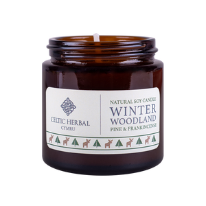 Celtic Herbal - Winter Woodland Candle with Pine & Frankincense 100g