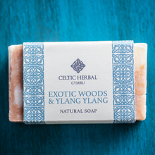 Load image into Gallery viewer, Exotic Wood &amp; Ylang Ylang Soap 100g - Handmade Natural Soap Bar
