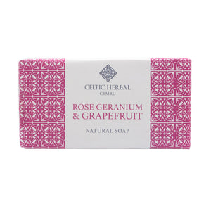 Rose Geranium & Grapefruit Soap 100g